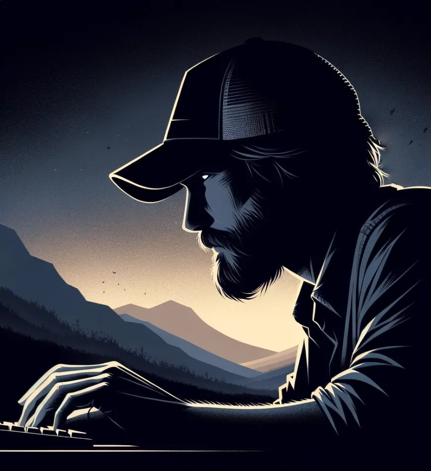 Illustration de développeur générée par IA